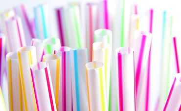 Pailles en plastique